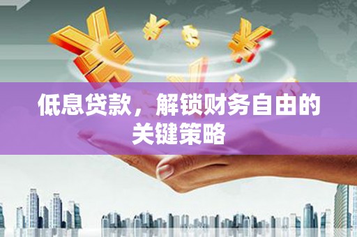 文山低息贷款，解锁财务自由的关键策略