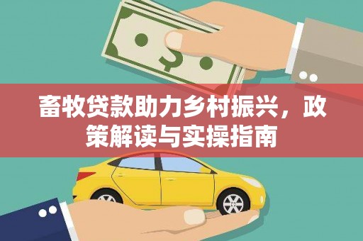 文山畜牧贷款助力乡村振兴，政策解读与实操指南