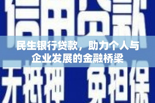 文山民生银行贷款，助力个人与企业发展的金融桥梁
