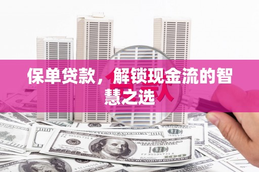 文山保单贷款，解锁现金流的智慧之选