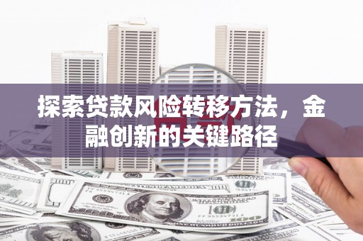 文山探索贷款风险转移方法，金融创新的关键路径